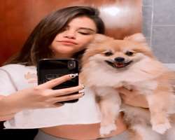 Sofia is a pet lover and has a pet dog named Luka.